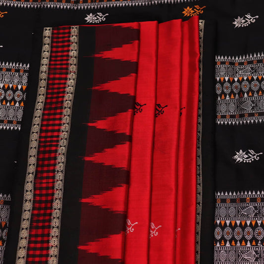 Handloom Sambalpuri Ikkat Silk Saree Handloom Saree_Sambalpuri Silk Priyadarshini Handloom