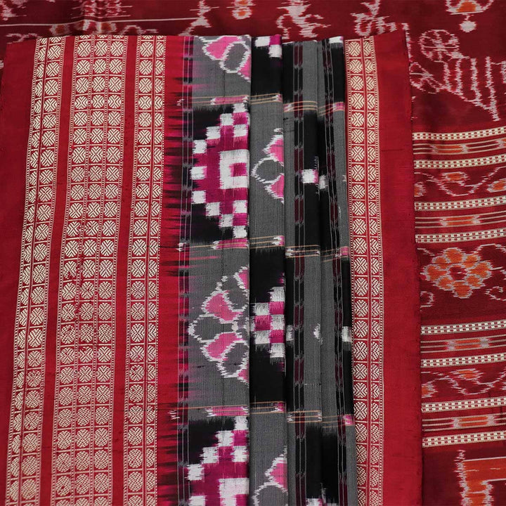 Handloom Sambalpuri Ikkat Silk Saree Handloom Saree_Sambalpuri Silk Priyadarshini Handloom