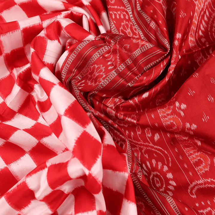 Handloom Sambalpuri Ikkat Silk Saree Handloom Saree_Sambalpuri Silk Priyadarshini Handloom