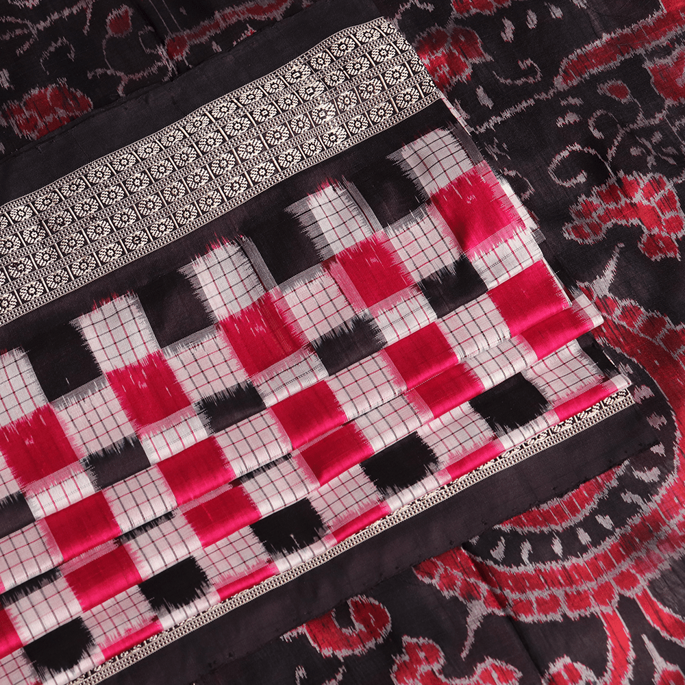 Handloom Sambalpuri Ikkat Silk Saree Handloom Saree_Sambalpuri Silk Priyadarshini Handloom