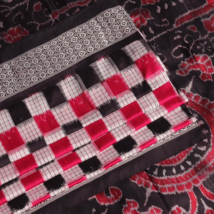 Handloom Sambalpuri Ikkat Silk Saree Handloom Saree_Sambalpuri Silk Priyadarshini Handloom