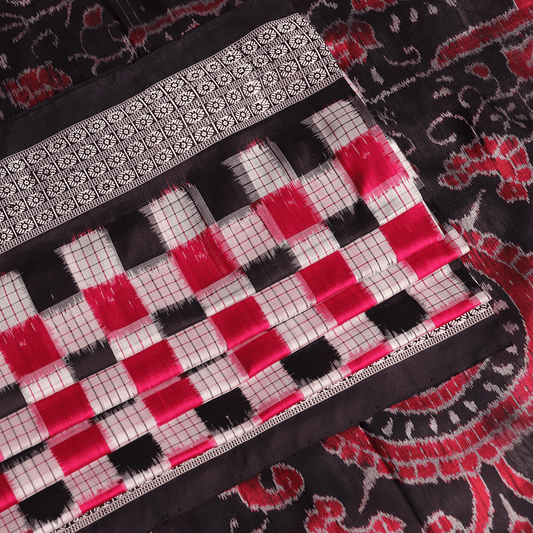 Handloom Sambalpuri Ikkat Silk Saree Handloom Saree_Sambalpuri Silk Priyadarshini Handloom