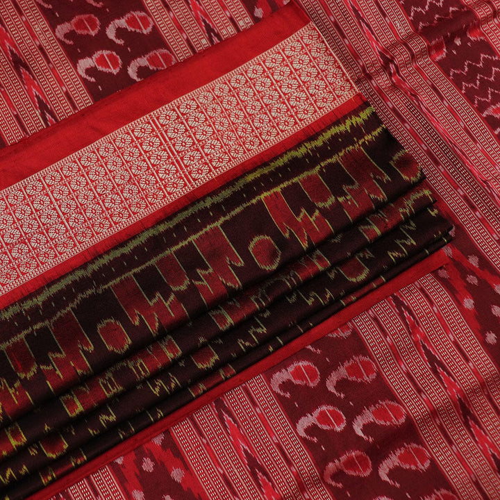 Handloom Sambalpuri Ikkat Silk Saree Handloom Saree_Sambalpuri Silk Priyadarshini Handloom