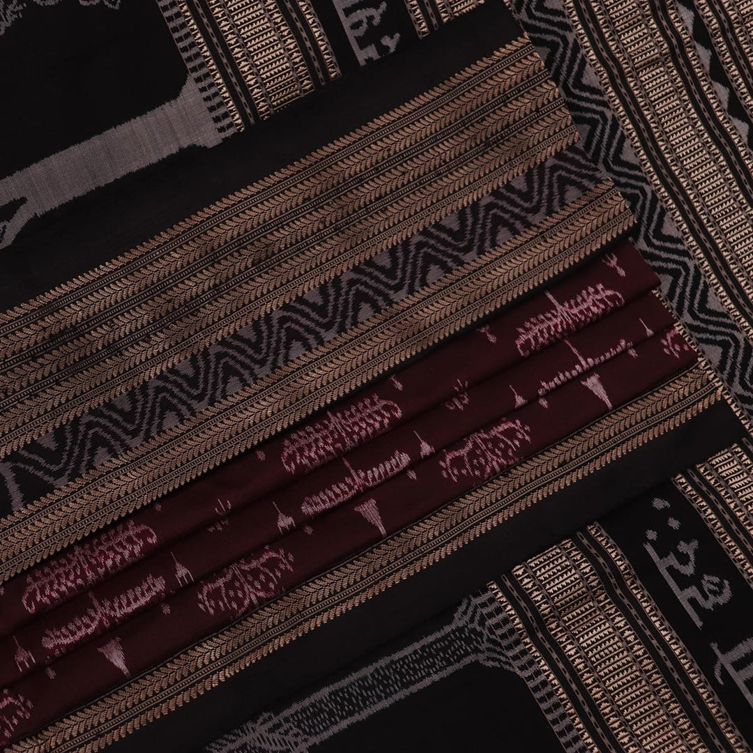 Handloom Sambalpuri Ikkat Silk Saree Handloom Saree_Sambalpuri Silk Priyadarshini Handloom