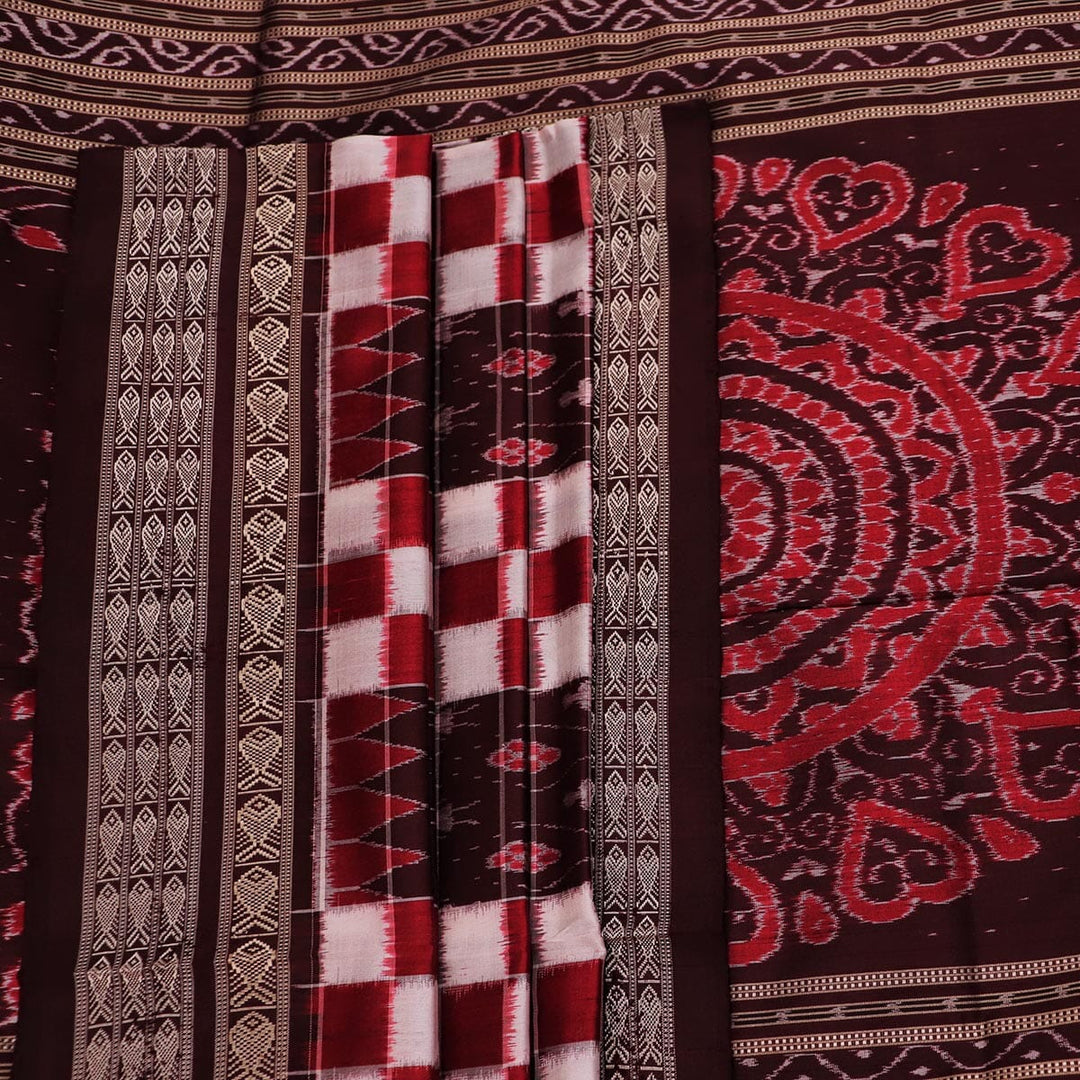 Handloom Sambalpuri Ikkat Silk Saree Handloom Saree_Sambalpuri Silk Priyadarshini Handloom