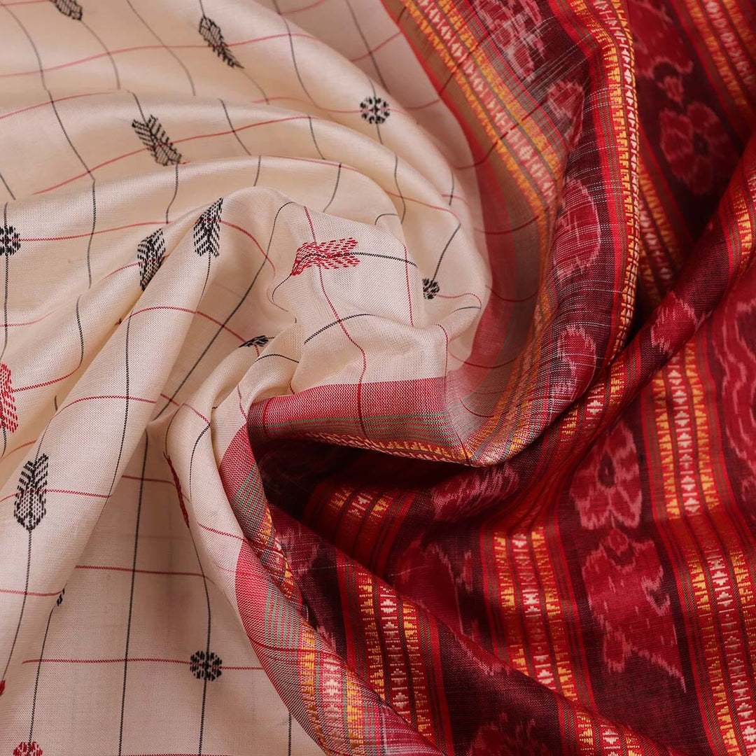 Handloom Sambalpuri Ikkat Silk Saree Handloom Saree_Sambalpuri Silk Priyadarshini Handloom