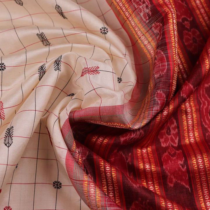 Handloom Sambalpuri Ikkat Silk Saree Handloom Saree_Sambalpuri Silk Priyadarshini Handloom