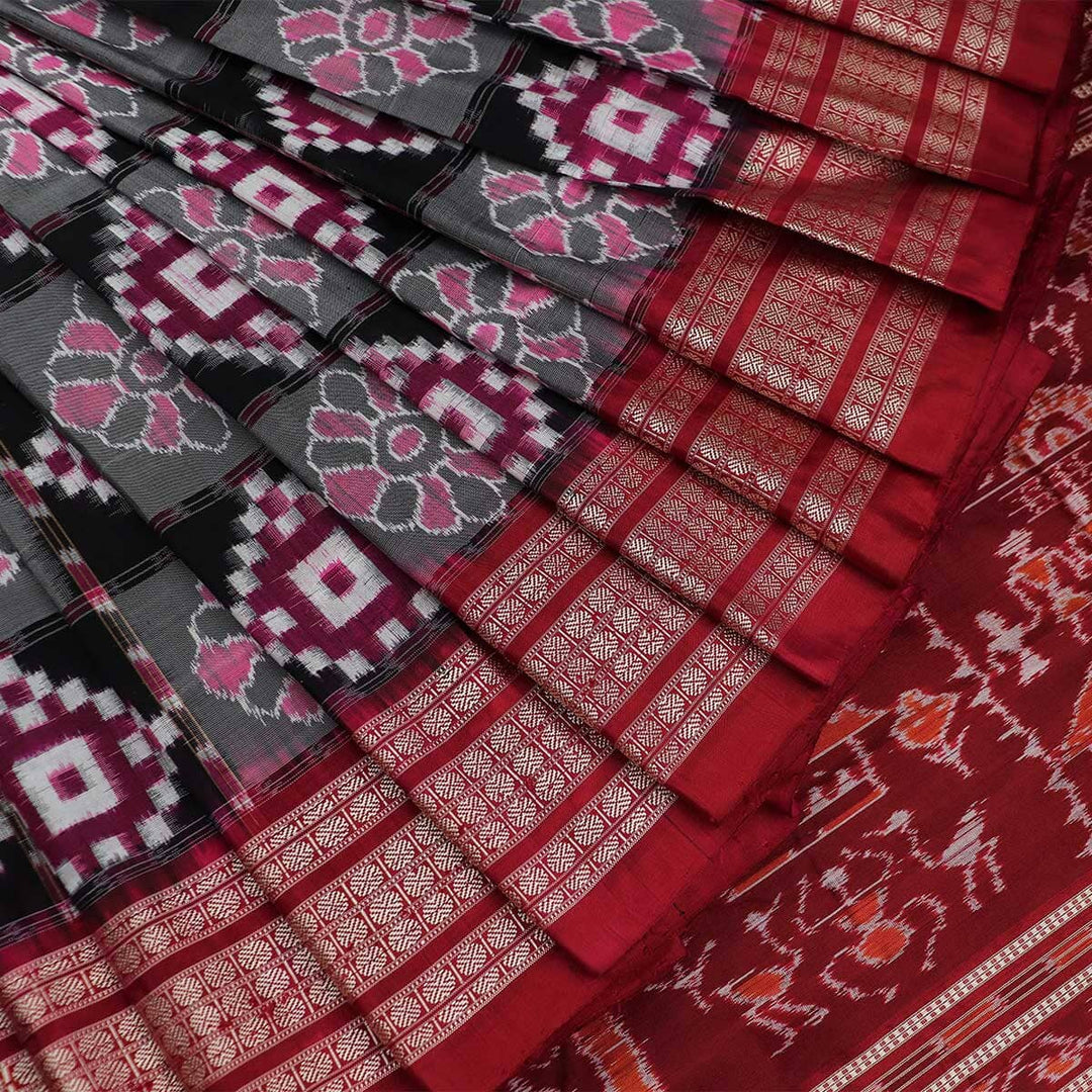 Handloom Sambalpuri Ikkat Silk Saree Handloom Saree_Sambalpuri Silk Priyadarshini Handloom 