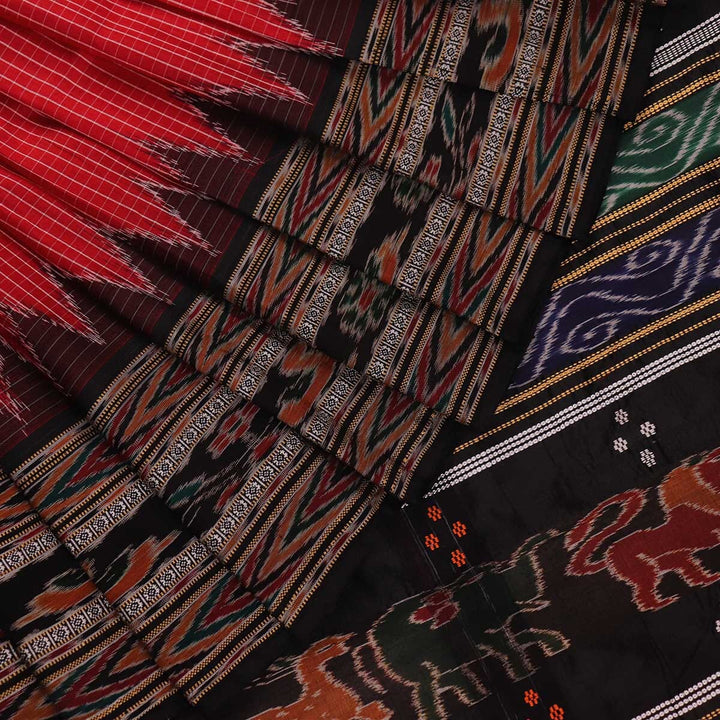 Handloom Sambalpuri Ikkat Silk Saree Handloom Saree_Sambalpuri Silk Priyadarshini Handloom