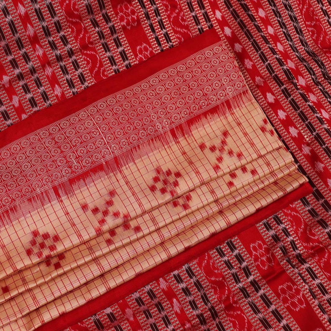 Handloom Sambalpuri Ikkat Silk Saree Handloom Saree_Sambalpuri Silk Priyadarshini Handloom
