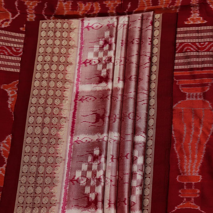 Handloom Sambalpuri Ikkat Silk Saree Handloom Saree_Sambalpuri Silk Priyadarshini Handloom
