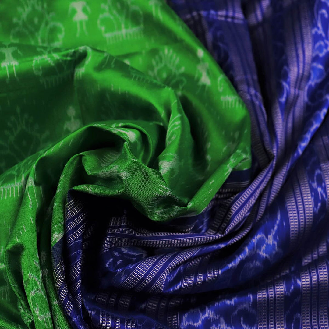 Handloom Sambalpuri Ikkat Silk Saree Handloom Saree_Sambalpuri Silk Priyadarshini Handloom