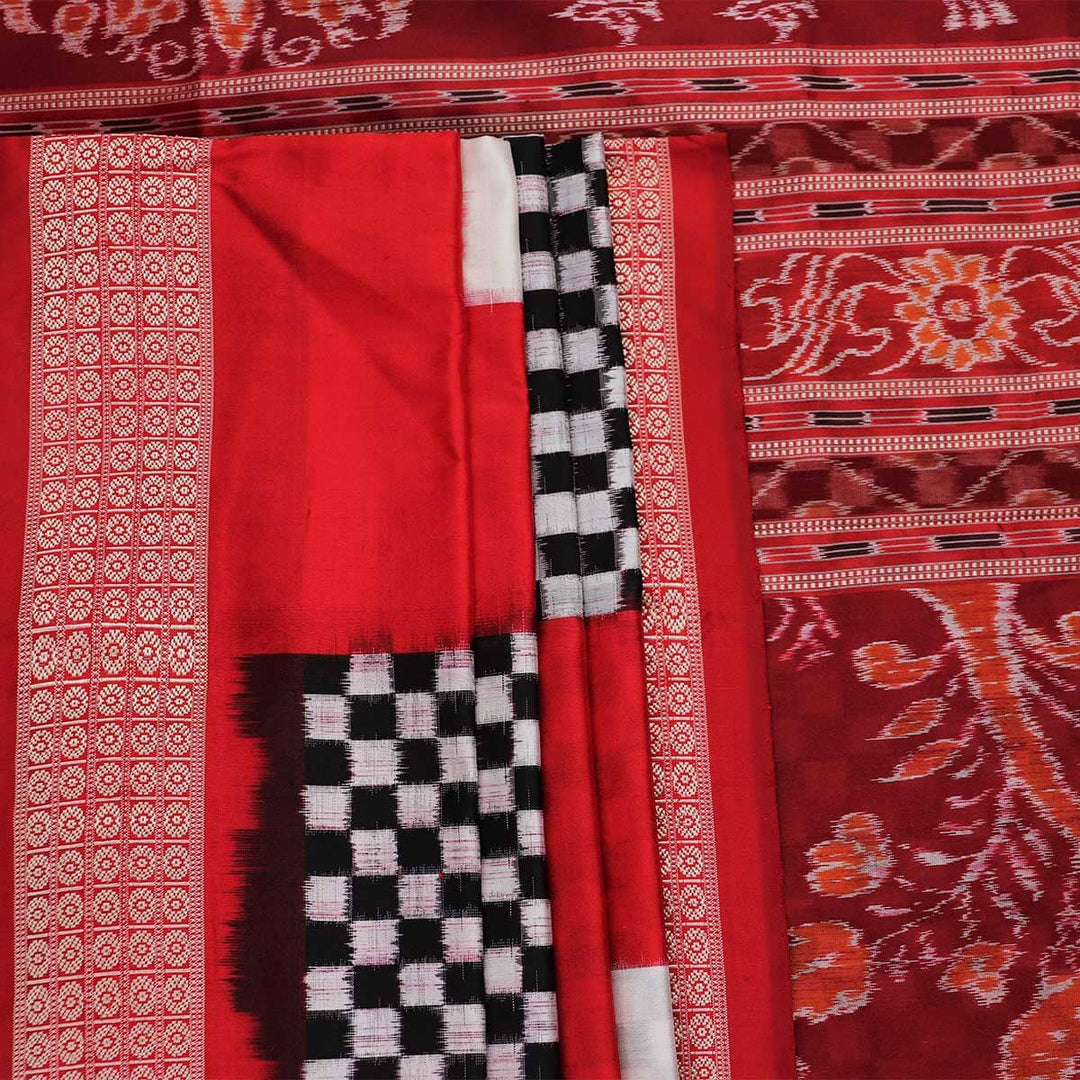 Handloom Sambalpuri Ikkat Silk Saree Handloom Saree_Sambalpuri Silk Priyadarshini Handloom 