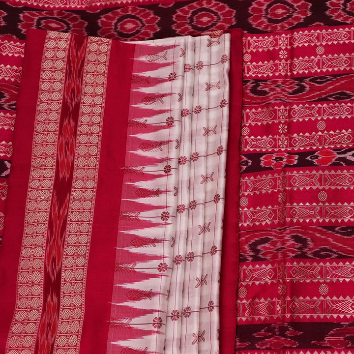 Handloom Sambalpuri Ikkat Silk Saree Handloom Saree_Sambalpuri Silk Priyadarshini Handloom