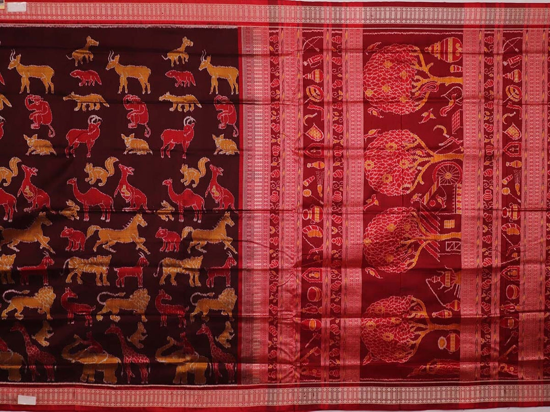 Handloom Sambalpuri Ikkat Silk Saree Handloom Saree_Sambalpuri Silk Priyadarshini Handloom