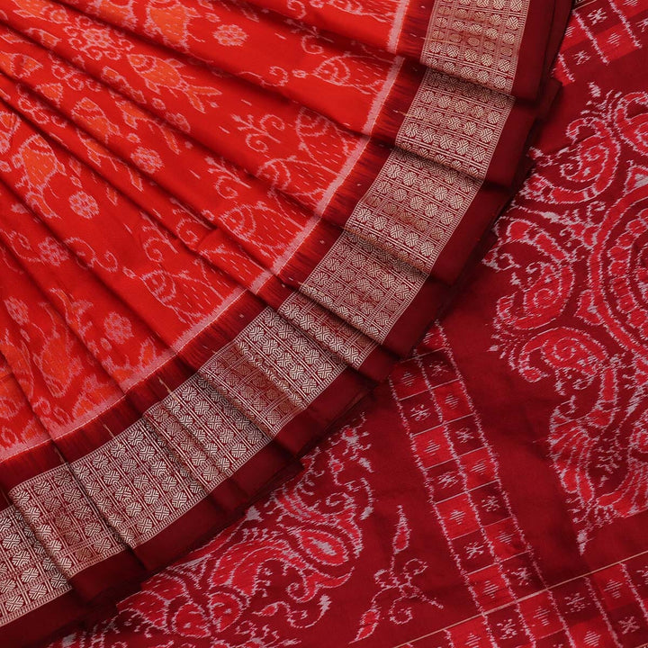Handloom Sambalpuri Ikkat Silk Saree Handloom Saree_Sambalpuri Silk Priyadarshini Handloom