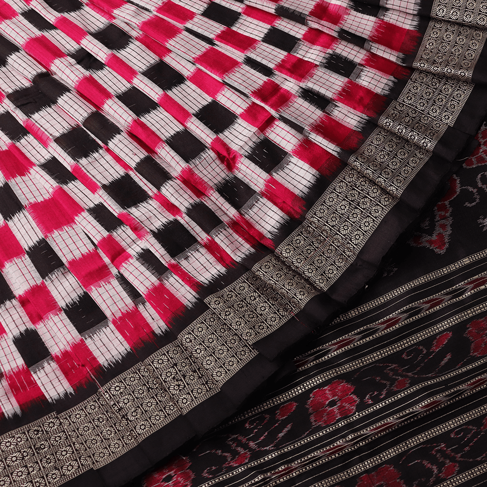 Handloom Sambalpuri Ikkat Silk Saree Handloom Saree_Sambalpuri Silk Priyadarshini Handloom