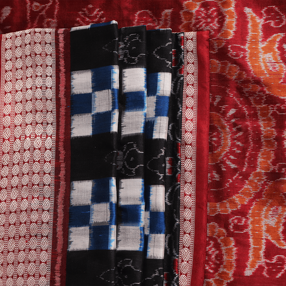 Handloom Sambalpuri Ikkat Silk Saree Handloom Saree_Sambalpuri Silk Priyadarshini Handloom