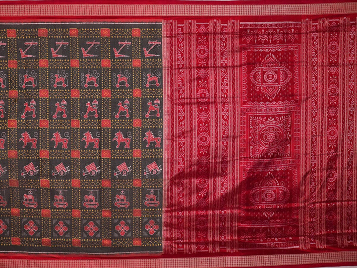 Handloom Sambalpuri Ikkat Silk Saree Handloom Saree_Sambalpuri Silk Priyadarshini Handloom
