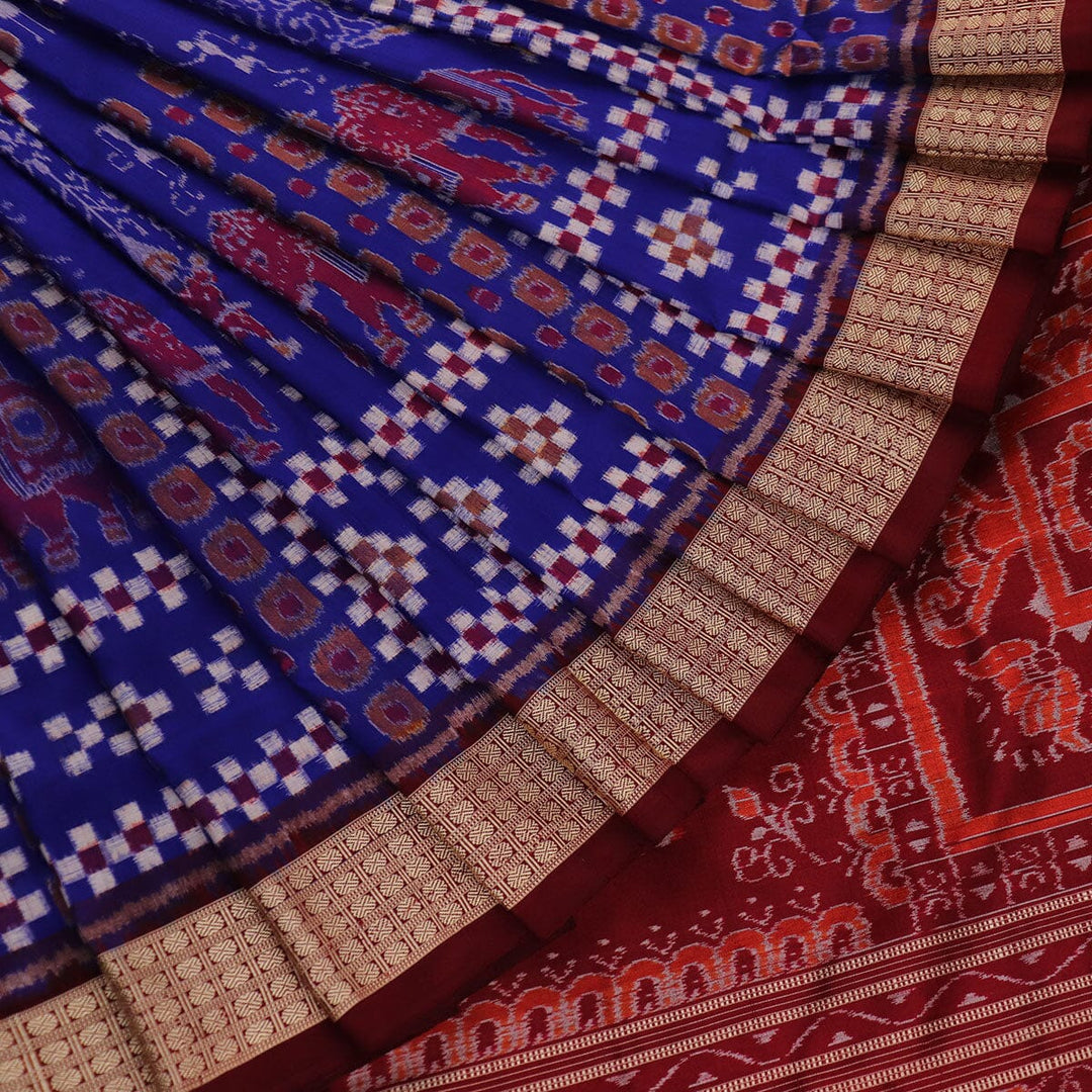 Handloom Sambalpuri Ikkat Silk Saree Handloom Saree_Sambalpuri Silk Priyadarshini Handloom