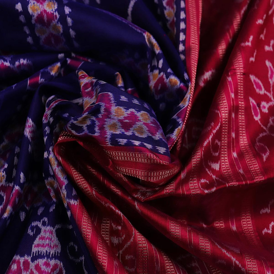 Handloom Sambalpuri Ikkat Silk Saree Handloom Saree_Sambalpuri Silk Priyadarshini Handloom