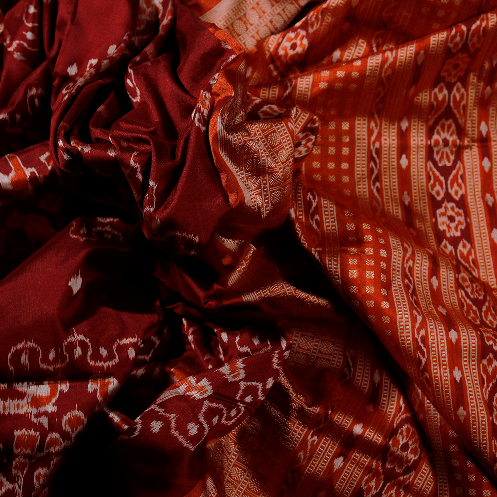 Handloom Sambalpuri Ikkat Silk Saree Handloom Saree_Sambalpuri Silk Priyadarshini Handloom