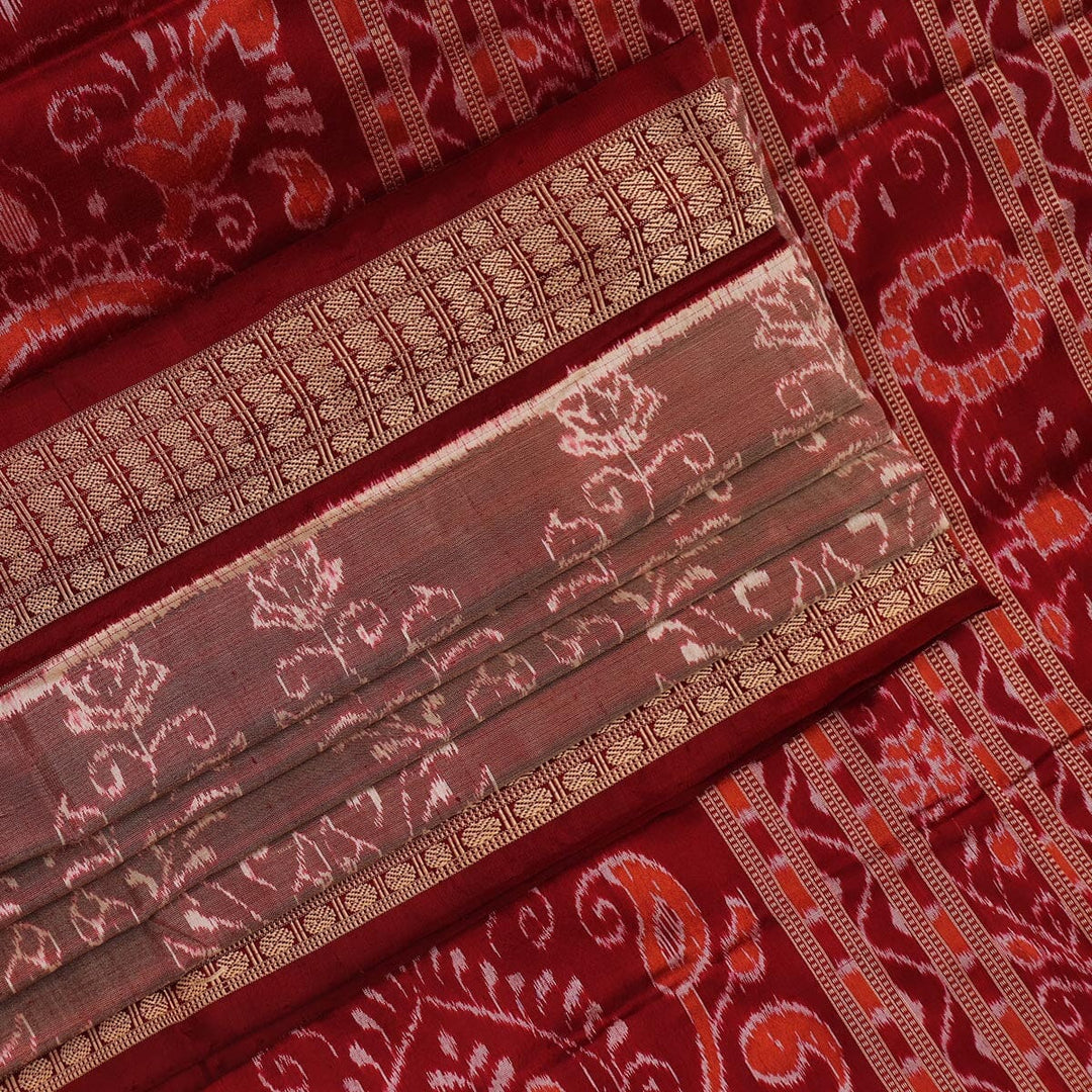 Handloom Sambalpuri Ikkat Silk Saree Handloom Saree_Sambalpuri Silk Priyadarshini Handloom