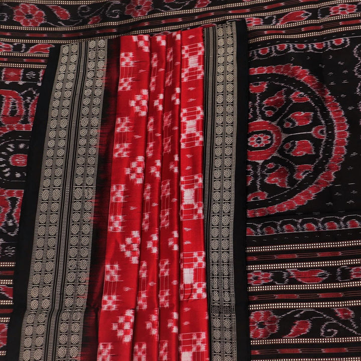 Handloom Sambalpuri Ikkat Silk Saree Handloom Saree_Sambalpuri Silk Priyadarshini Handloom