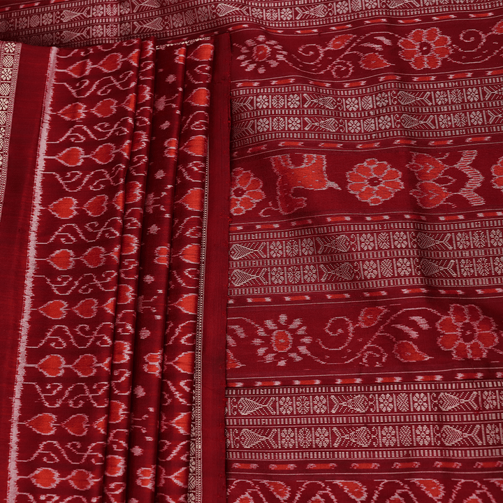 Handloom Sambalpuri Ikkat Silk Saree Handloom Saree_Sambalpuri Silk Priyadarshini Handloom 