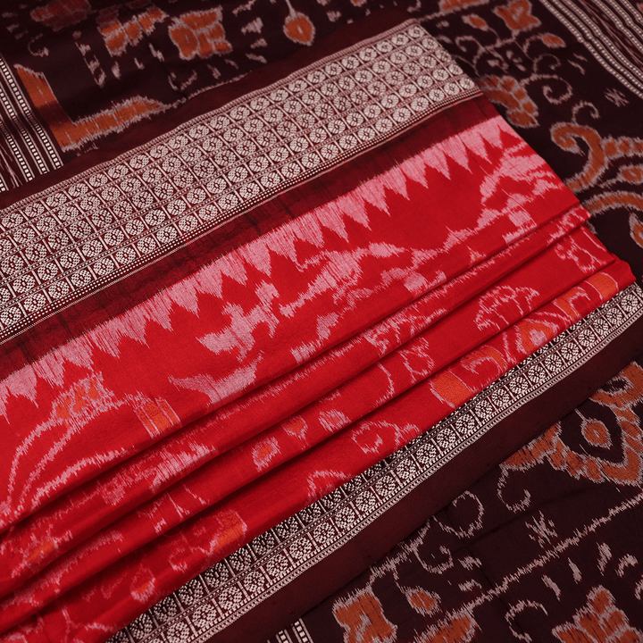 Handloom Sambalpuri Ikkat Silk Saree Handloom Saree_Sambalpuri Silk Priyadarshini Handloom