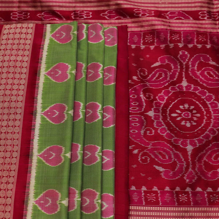 Handloom Sambalpuri Ikkat Silk Saree Handloom Saree_Sambalpuri Silk Priyadarshini Handloom