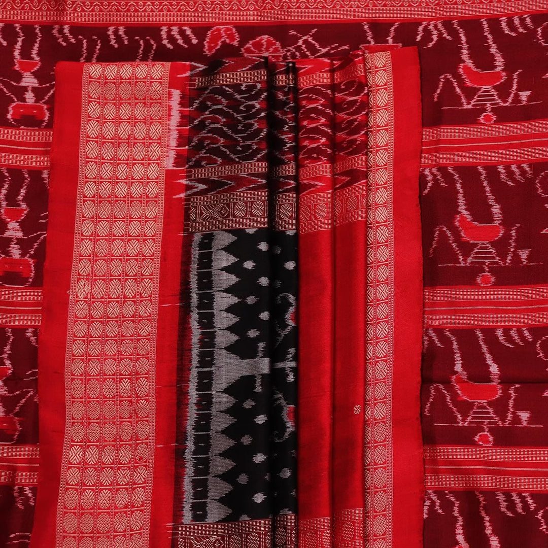 Handloom Sambalpuri Ikkat Silk Saree Handloom Saree_Sambalpuri Silk Priyadarshini Handloom
