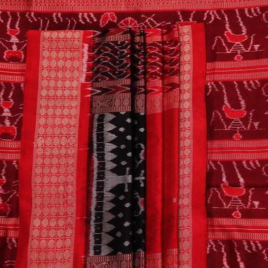 Handloom Sambalpuri Ikkat Silk Saree Handloom Saree_Sambalpuri Silk Priyadarshini Handloom