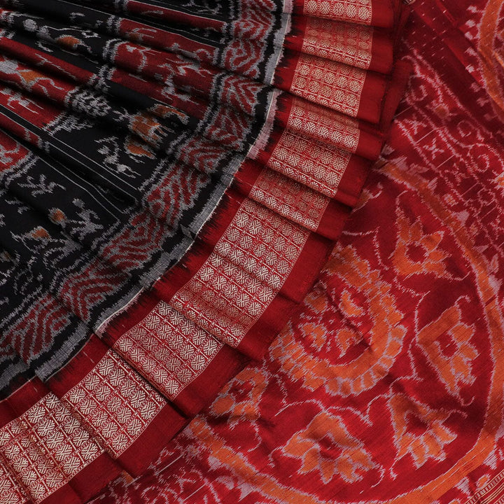 Handloom Sambalpuri Ikkat Silk Saree Handloom Saree_Sambalpuri Silk Priyadarshini Handloom