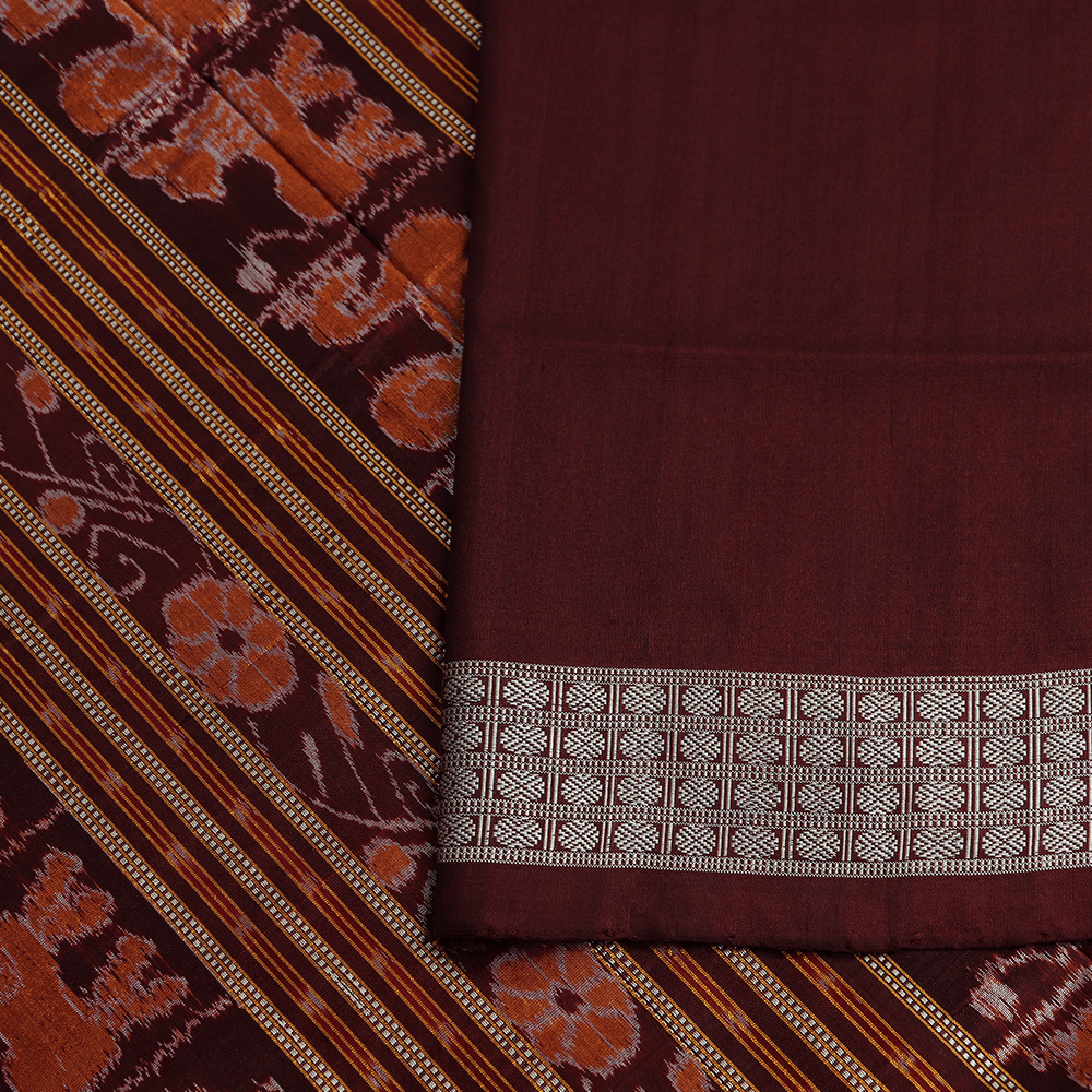 Handloom Sambalpuri Ikkat Silk Saree Handloom Saree_Sambalpuri Silk Priyadarshini Handloom