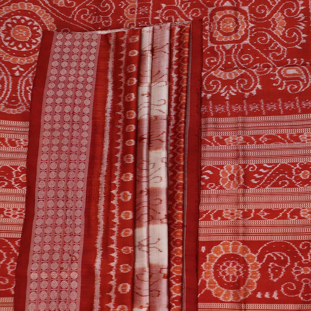 Handloom Sambalpuri Ikkat Silk Saree Handloom Saree_Sambalpuri Silk Priyadarshini Handloom