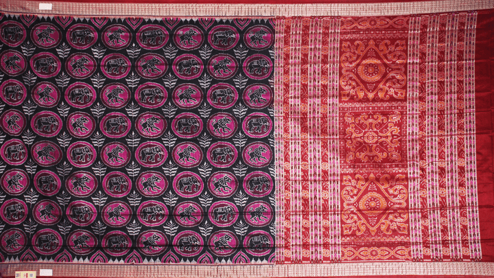Handloom Sambalpuri Ikkat Silk Saree Handloom Saree_Sambalpuri Silk Priyadarshini Handloom
