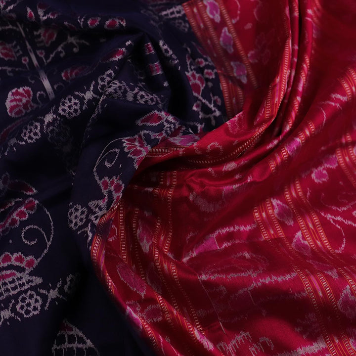 Handloom Sambalpuri Ikkat Silk Saree Handloom Saree_Sambalpuri Silk Priyadarshini Handloom