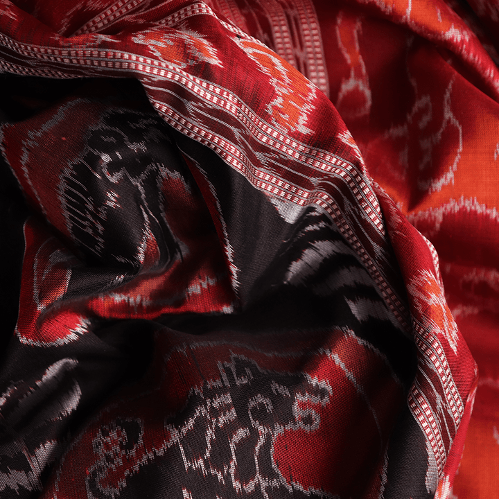 Handloom Sambalpuri Ikkat Silk Saree Handloom Saree_Sambalpuri Silk Priyadarshini Handloom