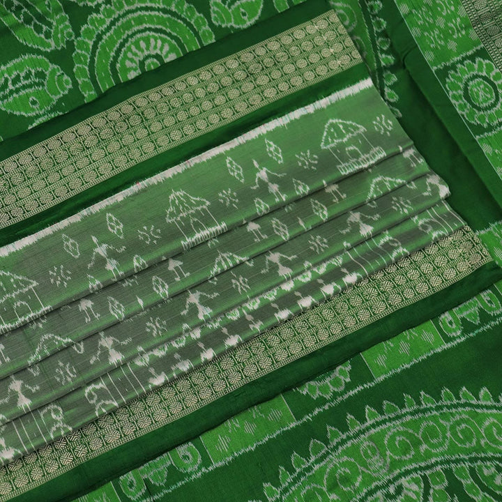 Handloom Sambalpuri Ikkat Silk Saree Handloom Saree_Sambalpuri Silk Priyadarshini Handloom