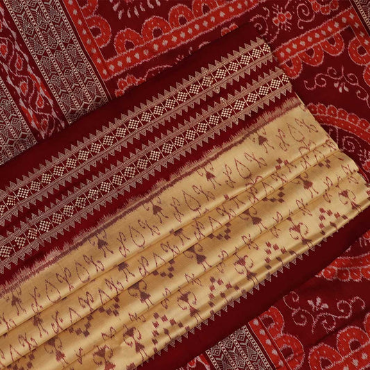 Handloom Sambalpuri Ikkat Silk Saree Handloom Saree_Sambalpuri Silk Priyadarshini Handloom