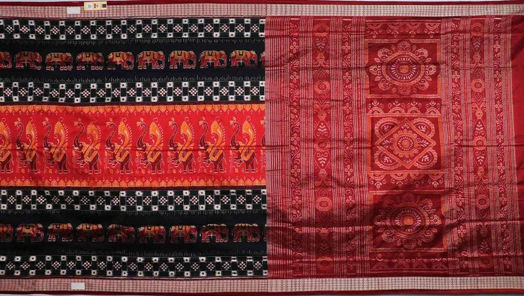 Handloom Sambalpuri Ikkat Silk Saree Handloom Saree_Sambalpuri Silk Priyadarshini Handloom 