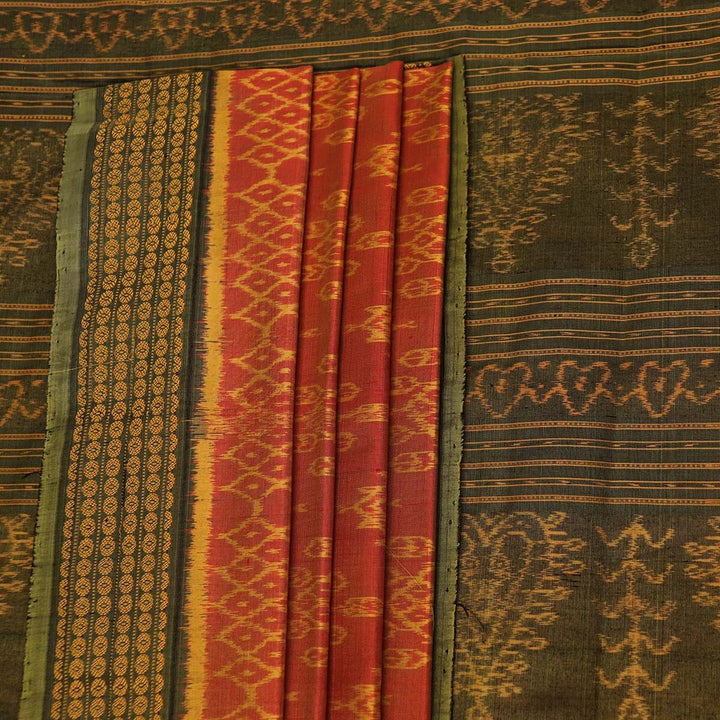 Handloom Sambalpuri Ikkat Silk Saree Handloom Saree_Sambalpuri Silk Priyadarshini Handloom