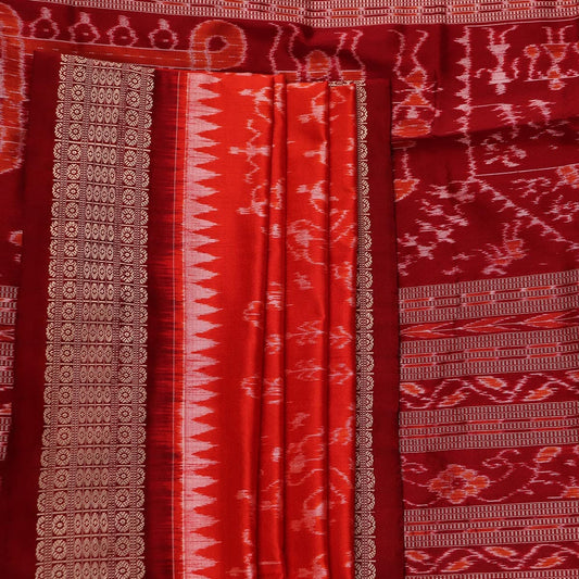 Handloom Sambalpuri Ikkat Silk Saree Handloom Saree_Sambalpuri Silk Priyadarshini Handloom
