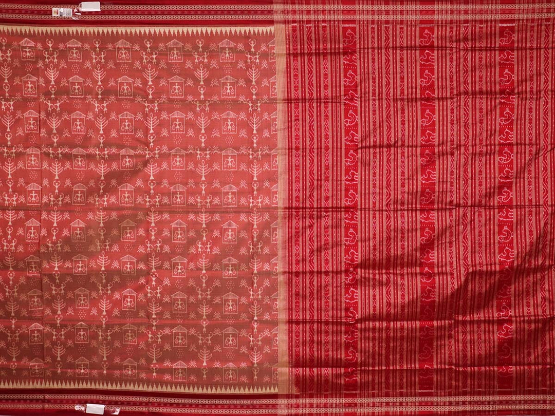 Handloom Sambalpuri Ikkat Silk Saree Handloom Saree_Sambalpuri Silk Priyadarshini Handloom