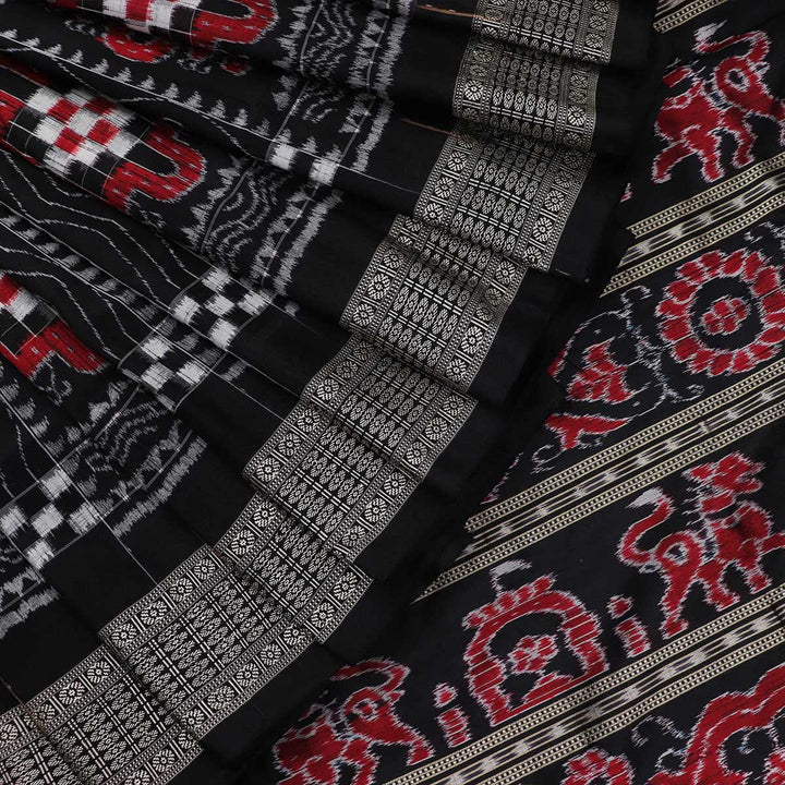Handloom Sambalpuri Ikkat Silk Saree Handloom Saree_Sambalpuri Silk Priyadarshini Handloom