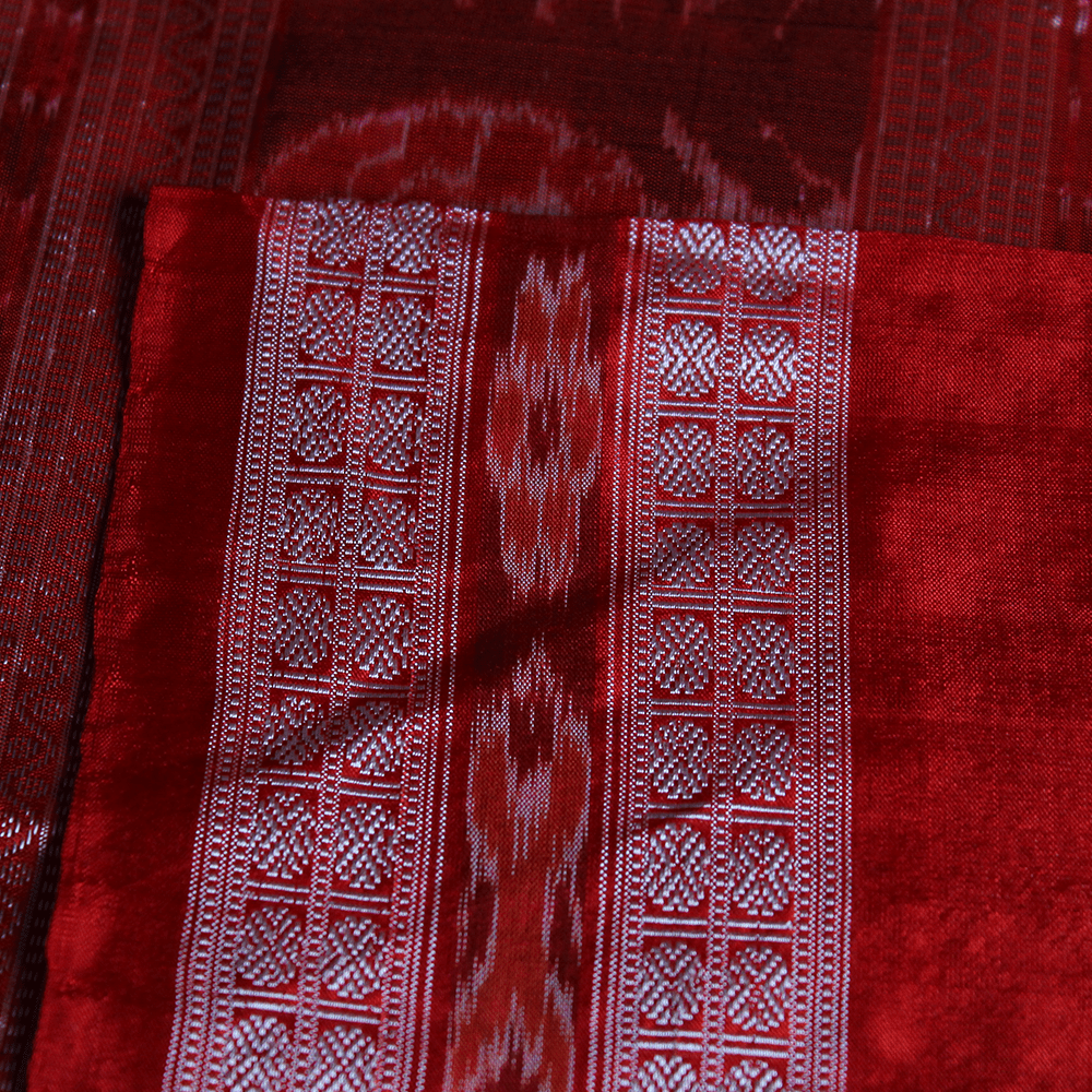 Handloom Sambalpuri Ikkat Silk Saree Handloom Saree_Sambalpuri Silk Priyadarshini Handloom