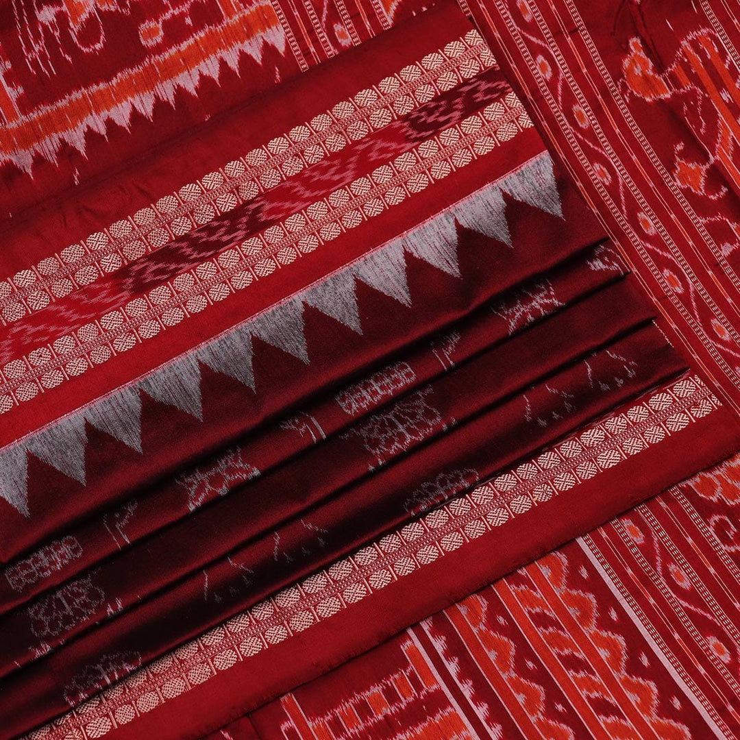 Handloom Sambalpuri Ikkat Silk Saree Handloom Saree_Sambalpuri Silk Priyadarshini Handloom