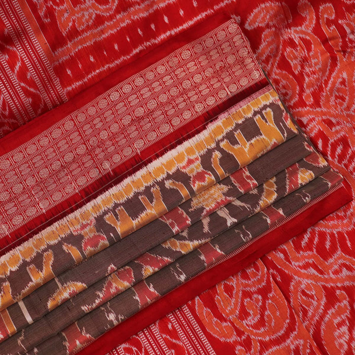 Handloom Sambalpuri Ikkat Silk Saree Handloom Saree_Sambalpuri Silk Priyadarshini Handloom