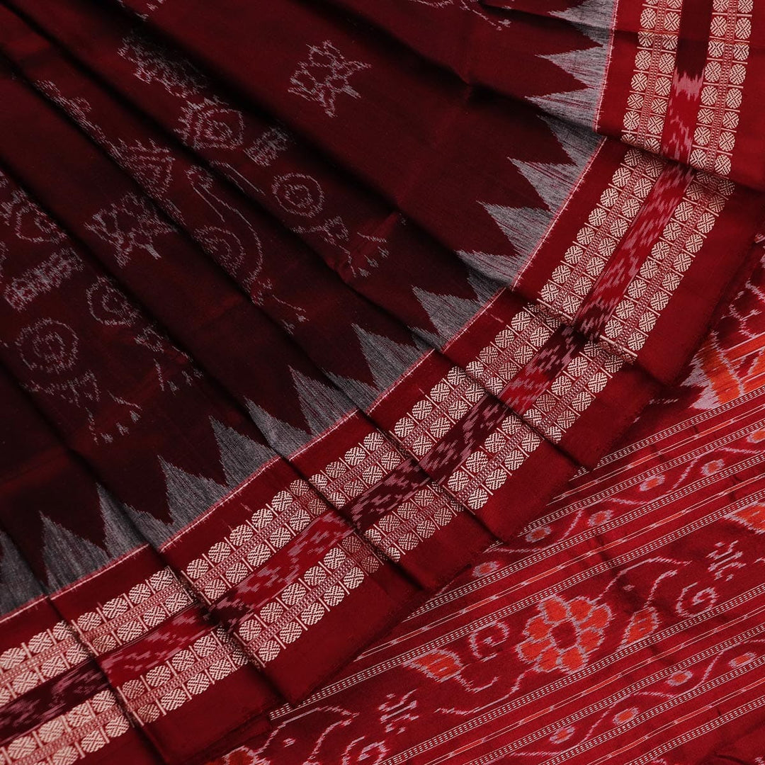 Handloom Sambalpuri Ikkat Silk Saree Handloom Saree_Sambalpuri Silk Priyadarshini Handloom